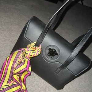 Authentic Versace travel or Laptop Bag/with scarf
